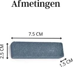 Sefaras Wetsteen - Slijpsteen Op Anti-slip Voet - Whetstone - Slijpsteen Voor Messen En Bijtels - 7.5 X 2.5 X 1.5 CM - Messenslijper -WerkPro Verkoopwinkel 1200x1091 14