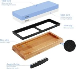 House Of Husk Dubbelzijdige Messenslijper Met Instructies - Slijpsteen Voor Messen - Wetsteen Slijpsteen Set 1000 6000 - Edelkorund -WerkPro Verkoopwinkel 1200x1091 9