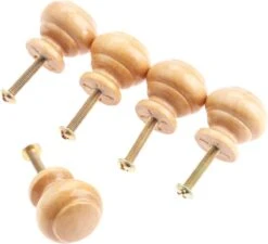 10 Stuks Luxe Houten Ladeknop Handvat 25X25Mm - Meubelknop - Met Schroef - Handgrepen -WerkPro Verkoopwinkel 1200x1092 4