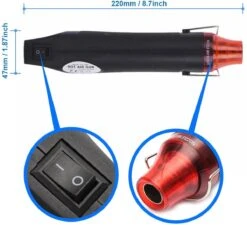 MMOBIEL Heteluchtpistool / Verfafbrander 300W 200°C – Hittepistool – Heatgun – Warmtepistool 9 MMOBIEL Heteluchtpistool / Verfafbrander 300W 200°C – Hittepistool – Heatgun – Warmtepistool -WerkPro Verkoopwinkel 1200x1093 5