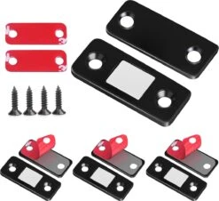 Magneetsnapper - 4 Stuks - Magnetische Deurdranger - Deur Magneet - Kast Magneet - Deurvanger - Magneet Snapper - Magneet Slot - Magneet Sluiting- Inclusief Schroeven - Deurmagneet - Druksnapper