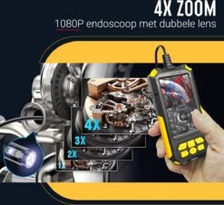 Endoscoop Camera Dual Lens Inspectiecamera 10M – Full HD – 4.5” Scherm – Luxe Opbergtas - IP68 Waterdicht – Incl. Micro SD Kaart 32GB -WerkPro Verkoopwinkel 1200x1098 14