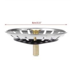 Merkloos Afvoerzeef - Afvoerputje - Gootsteen Plug - Afvoerplug - Wasbak - Roosterplaatje - RVS - 1 Stuk - 78mm -WerkPro Verkoopwinkel 1200x1098 6