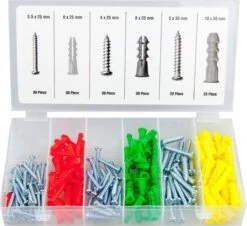 Benson Schroeven En Plugset - 165 Delig - Assortimentsdoos