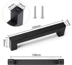 Sens Design Handgreep RVS Zwart - 128mm/Ø 15mm - 10 Stuks -WerkPro Verkoopwinkel 1200x1100 4