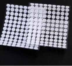 Zelfklevend Klittenband - Set Van 102 Stuks (Totaal 204 Stuks) - 15mm In Dia - Klittenbandsluitingen - Vastmaken Van Spullen Met Klittenband - Zelfklevende Klittenband Rondjes Haak - Wit - 102 Paar - Klittenbandcombinatie - Monteren Van Producten