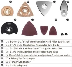 Merkloos Accessoireset Multitool Oscillerend Zaagbladen Set Universeel DIY Hobby -WerkPro Verkoopwinkel 1200x1104 4