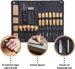 Houtbewerking Gereedschap Beitel Gutsen Houtsnijset Houtsnijden Hobby - Handig Op Te Bergen - Beter Geslepen 17 Houtbewerking Gereedschap Beitel Gutsen Houtsnijset Houtsnijden Hobby - Handig Op Te Bergen - Beter Geslepen -WerkPro Verkoopwinkel 1200x1106 10