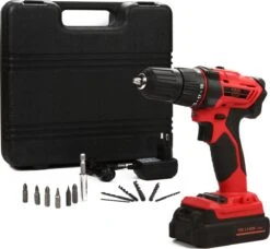 Kibani Accu Boormachine 18V - 1300mAh Accu - Inclusief Boren En Schroefbitset -WerkPro Verkoopwinkel 1200x1108 1