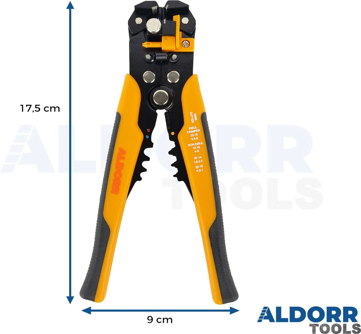 ALDORR Striptang Met 280-delig Accessoireset - 3 In 1 - Striptang - Krimptang - Isoleertang 7 ALDORR Striptang Met 280-delig Accessoireset - 3 In 1 - Striptang - Krimptang - Isoleertang - Afbeelding 5