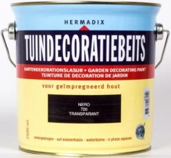 Hermadix Tuindecoratiebeits 720 Nero - 2.5 L