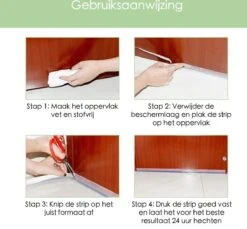 Merkloos Tochtstrips Voor Deur En Raam Zelfklevend 5 Meter X 2,5 Cm - Bespaar Energie & Geld Door Tochtstrips – Tochtwering Strips – Isolatiemateriaal– Geschikt Voor Bijna Alle Deuren & Ramen – Deur Strip – Sealing Strip – Tocht Strip – Tochtstopper -WerkPro Verkoopwinkel 1200x1111 10