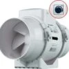 Vents Buisventilator TT P Ø125 Mm - 280 M³/h - Incl. Volume Regelaar - Met Stekker -WerkPro Verkoopwinkel 1200x1114 10