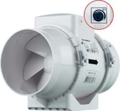 Vents Buisventilator TT P Ø125 Mm - 280 M³/h - Incl. Volume Regelaar - Met Stekker