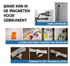 MENSINQ – Magneten – Magneet – Magneetjes – Magneten Sterk – Magneten Whiteboard – Magneten Koelkast – Sterke Magneten – N50 – 5x2mm – 50 Stuks -WerkPro Verkoopwinkel 1200x1117 10