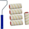 5x Verfroller / Vachtrollers Incl Rollerbeugel - 10 Cm - Rollers Voor Het Schilderen Van Wanden En Plafonds -WerkPro Verkoopwinkel 1200x1118 10