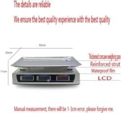 Imtex Marktweegschaal 40 KG - Horeca Weegschaal - Digitale Prijs Weegschaal - 5G Tot 40KG - Oplaadbare Accu -WerkPro Verkoopwinkel 1200x1118 8