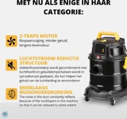 Merkloos Tapijtreiniger Stofzuiger - Nat Droog Tapijtreiniger Compleet - Schoonmaak Machine Met Spray - Bank Reiniger Machine - 20L - 19kPa -WerkPro Verkoopwinkel 1200x1126 13