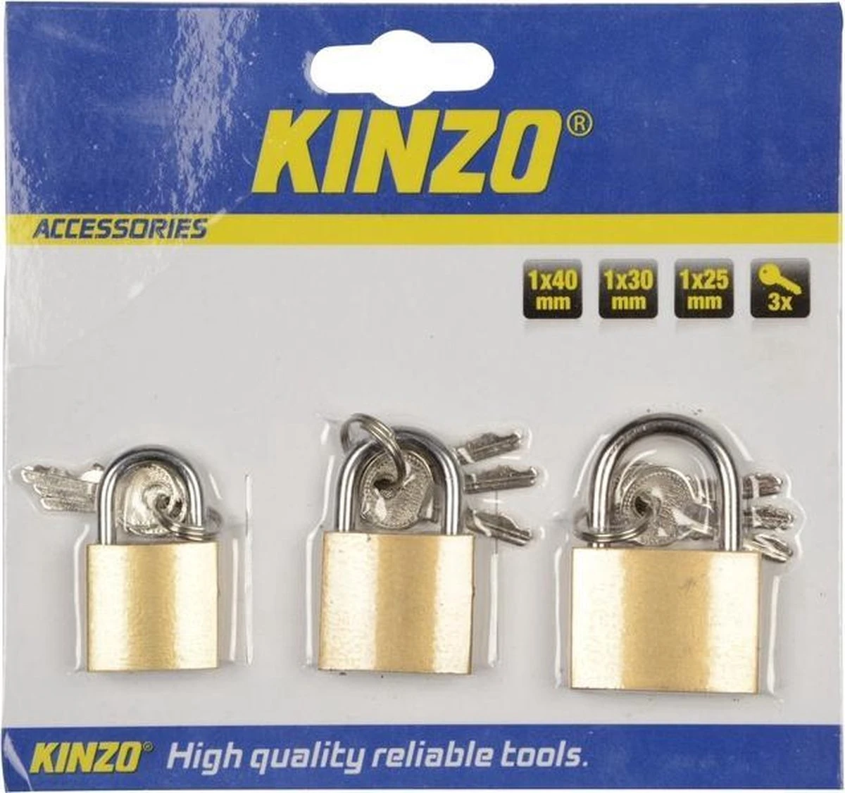 Hangsloten Set 3 Stuks 3 Hangsloten Set 3 Stuks