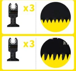 Multitool Accessoireset 21 Delig – Oscillerend - Multitool Accessoires - Zaagblad -WerkPro Verkoopwinkel 1200x1127 5