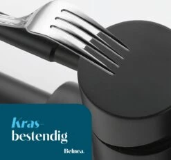 Belnea Keukenkraan Met Uittrekbare Uitloop - Zwart- Incl. Aansluit Slangen - RVS - Mengkraan - Zwart -WerkPro Verkoopwinkel 1200x1128 6