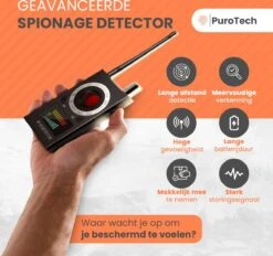 PuroTech Signaaldetector - Detectieapparaat - RF Bug Finder - Anti Afluisterapparatuur - Anti Spy Detector - Spy Cam - GPS Tracker - Verborgen Camera - Device Finder 9 PuroTech Signaaldetector - Detectieapparaat - RF Bug Finder - Anti Afluisterapparatuur - Anti Spy Detector - Spy Cam - GPS Tracker - Verborgen Camera - Device Finder -WerkPro Verkoopwinkel 1200x1129 10