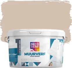 Decoverf Muurverf Mat, Taupe, 2.5L