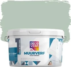 Decoverf Muurverf Mat, Saliegroen, 2.5L