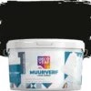 Decoverf Muurverf Mat, Nachtzwart, 2.5L