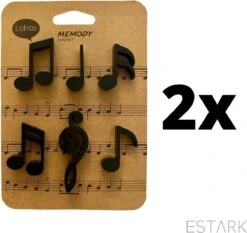 ESTARK® Muziek Magneten - 12 STUKS - Muzikale Magneten - Keukenmagneten - Magneetbord - Magneet - Muzieknoten - Noten - Muziek - Koelkast - Whitebord - Magneetjes - Muziekmagneet -WerkPro Verkoopwinkel 1200x1130 7