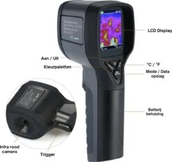 HTI HT-175 Warmtebeeldcamera - Warmtecamera - Thermische Camera - WarmteBeeld Camera - WarmteBeeld -20 Tot 300 °C - 32x32 Pixels -WerkPro Verkoopwinkel 1200x1132 12