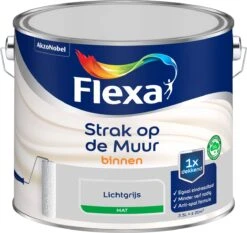Flexa Strak Op De Muur Muurverf - Mat - 2,5 Liter - Licht Grijs 22 Flexa Strak Op De Muur Muurverf - Mat - 2,5 Liter - Licht Grijs -WerkPro Verkoopwinkel 1200x1132 21