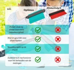 Optimus Professionele Aftekenhulp Met 2 Locks - 25cm X 8cm - Profielmeter - Profielaftaster - Meethulp - Profielmal - Profielkam - Laminaat Legset -WerkPro Verkoopwinkel 1200x1135 17