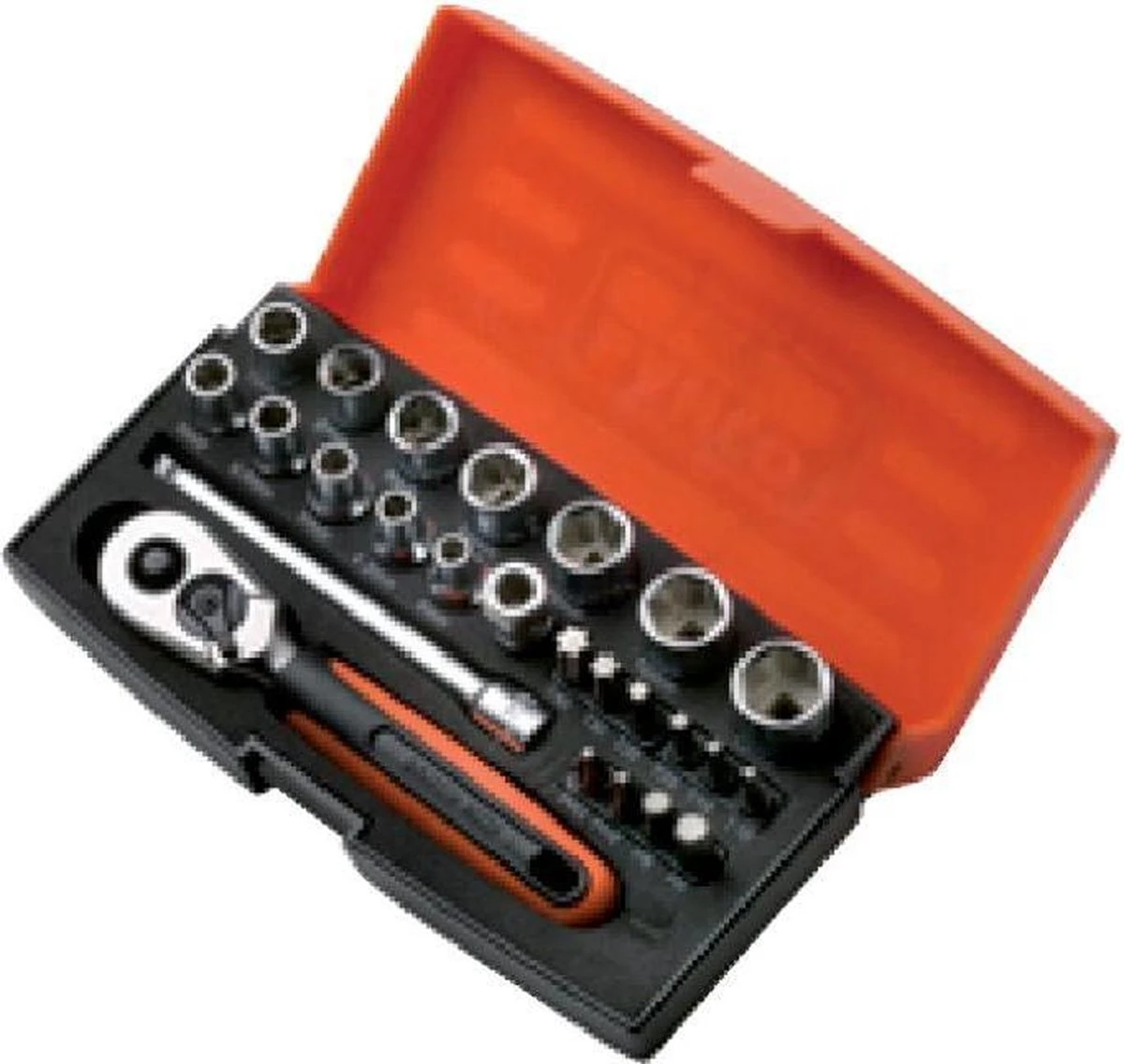 Bahco SL25 Dopsleutelset - 24-delig 1/4 - 504 Gram 11 Bahco SL25 Dopsleutelset - 24-delig 1/4 - 504 Gram - Afbeelding 9