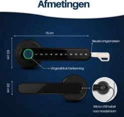 MOWA Deurklink Vergrendeling - Smart Lock - Slim - Vingerafdruk - Kinderslot - Slimme - Beveiliging - 2 Stuks -WerkPro Verkoopwinkel 1200x1136 21