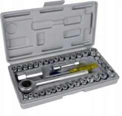 Dopsleutel Set - Doppen Set - 40-delig - Chroom - Ratel & Verlengstuk - Multifunctioneel - Rheme -WerkPro Verkoopwinkel 1200x1137 7