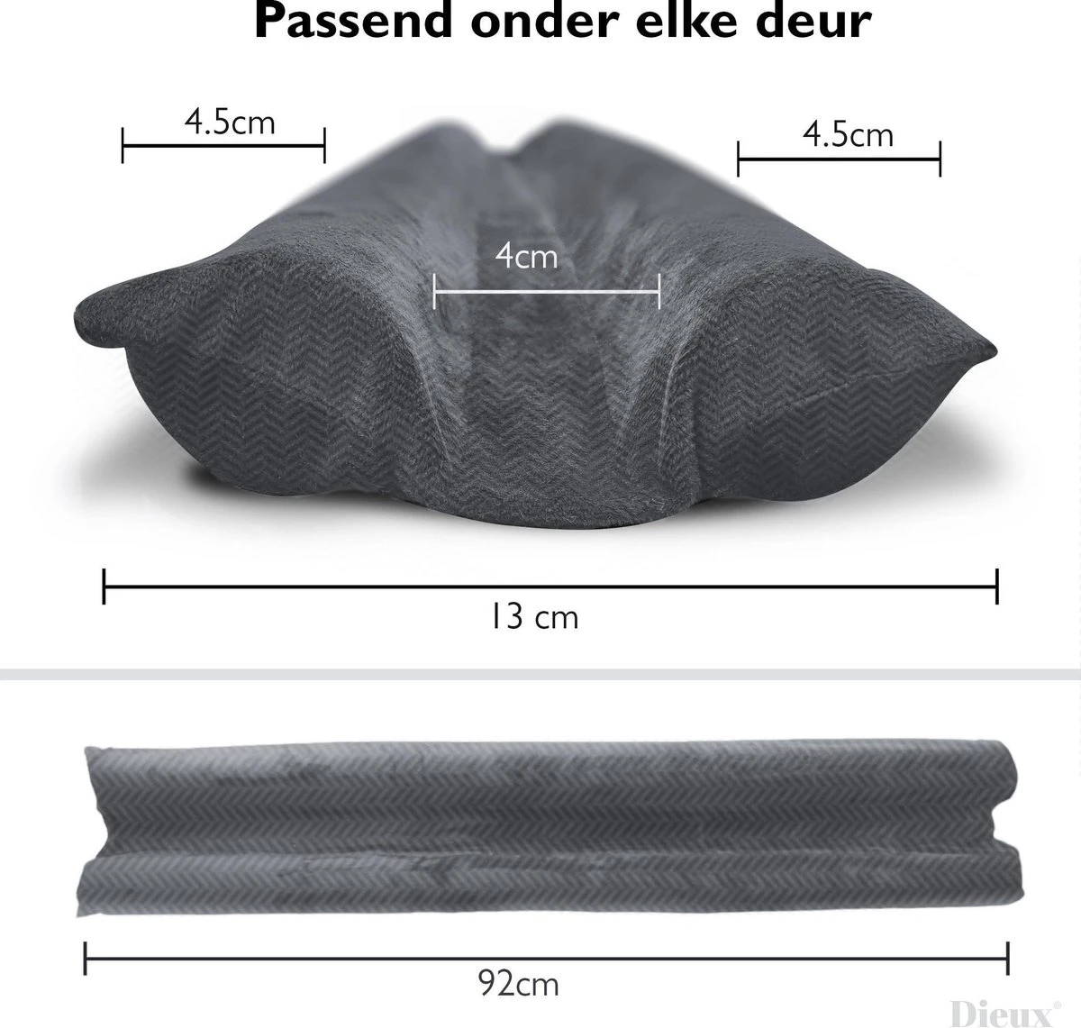 Dieux® - Tochtstrip - Grijs - Tochtstrips Voor Deuren - Tochtstopper - Tochtrol Deur - Dubbelzijdig - Aanpasbaar - Tochthond - Tochtkussen - Tochtband - Duurzaam - Isolatie - Housewarming Cadeau - Pasen 8 Dieux® - Tochtstrip - Grijs - Tochtstrips Voor Deuren - Tochtstopper - Tochtrol Deur - Dubbelzijdig - Aanpasbaar - Tochthond - Tochtkussen - Tochtband - Duurzaam - Isolatie - Housewarming Cadeau - Pasen - Afbeelding 6