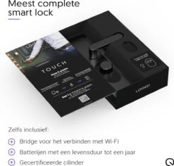 LOQED Touch Smart Lock - Slim Deurslot - Met Smart Home Integratie - Bridge, Cilinder & Codetoegang - Zwart -WerkPro Verkoopwinkel 1200x1148 17