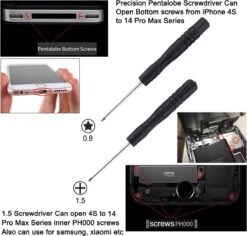 Smartphone Tablet Micro Schroevendraaierset - 10 Delige Reparatieset - Smartphone Schroevendraaierset - Gereedschapset Geschikt Voor Apple Iphone - Samsung - Laptop - 4 Schroevendraaiers -WerkPro Verkoopwinkel 1200x1148 7