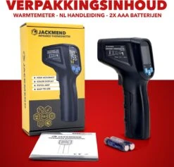 JACKMEND Infrarood Thermometer - Digitale Warmtemeter - Bereik Van -50 Tot 400 °C - Warmte Thermo Meter - Laser Pyrometer 13 JACKMEND Infrarood Thermometer - Digitale Warmtemeter - Bereik Van -50 Tot 400 °C - Warmte Thermo Meter - Laser Pyrometer -WerkPro Verkoopwinkel 1200x1150 16