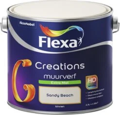 Flexa Creations Muurverf - Extra Mat - Sandy Beach - 2,5 Liter