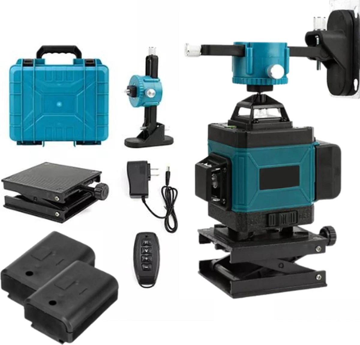 Dokx Zelfnivellerende Kruislijnlaser 16 Lijnen - Hardcase - 360° Graden Roterende Laser - Hardcase 4 Dokx Zelfnivellerende Kruislijnlaser 16 Lijnen - Hardcase - 360° Graden Roterende Laser - Hardcase - Afbeelding 2