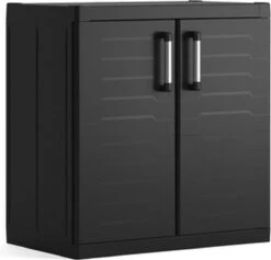 Keter Detroit XL Lage Kast - 2 Planken - 89x54x93cm - Zwart