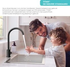 LOMAZOO Keukenkraan Zwart - Kraan Keuken - Zwarte Keukenkraan Titan 17 LOMAZOO Keukenkraan Zwart - Kraan Keuken - Zwarte Keukenkraan Titan -WerkPro Verkoopwinkel 1200x1153 5