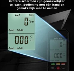 Stralingsdetector - Elektromagnetische Stralingsmeter - Elektrische Veld Tester Magnetics - Magnetisch Veld - EMF Meter - StraleCheck - Radiaal - Stralingsmeter -WerkPro Verkoopwinkel 1200x1153 7