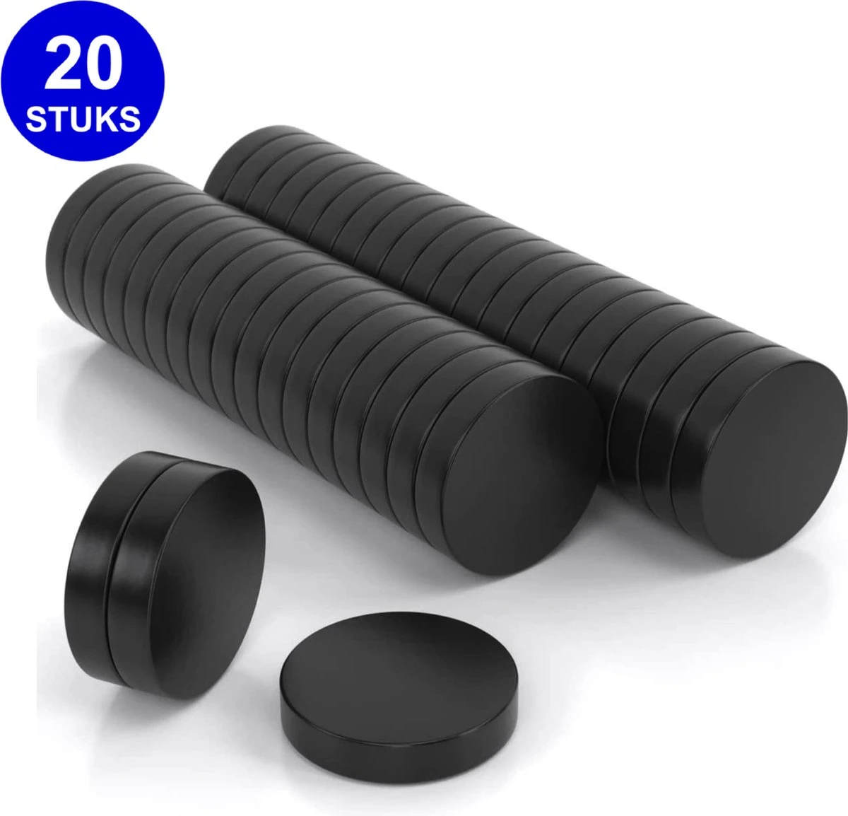 Nordevik® Set Magneten - 20 Stuks - 20 X 5 Mm - Radiatormagneten - Donkergrijs - Geschikt Voor Radiatorfolie 3 Nordevik® Set Magneten - 20 Stuks - 20 X 5 Mm - Radiatormagneten - Donkergrijs - Geschikt Voor Radiatorfolie