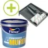 Flexa Powerdek Muurverf - Muren & Plafonds - Binnen - Stralend Wit - 10 L + Muurverfset 5-delig -WerkPro Verkoopwinkel 1200x1154 12