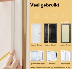 Tochtstrips Voor Deuren – 6 Meter Rol – Zwart – Tochtband Zelfklevend - D-profiel - Tochtstopper – Tochtband - Tochtstrip Deur – Deurborstel – Tochtstrip Raam – Tochtborstel – Tochtwering -WerkPro Verkoopwinkel 1200x1155 21