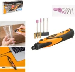 Handy - Professionele Draadloze Graveerpen / Graveermachine - USB Oplaadbaar - Elektrische Graveerset Inclusief 11 Frezen -WerkPro Verkoopwinkel 1200x1155 7