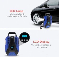 LifeGoods Elektrische Compressor En Bandenpomp - 12V - 10,3 Bar - 35L/m - Blauw -WerkPro Verkoopwinkel 1200x1156 2